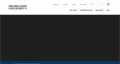 Desktop Screenshot of ggu.edu
